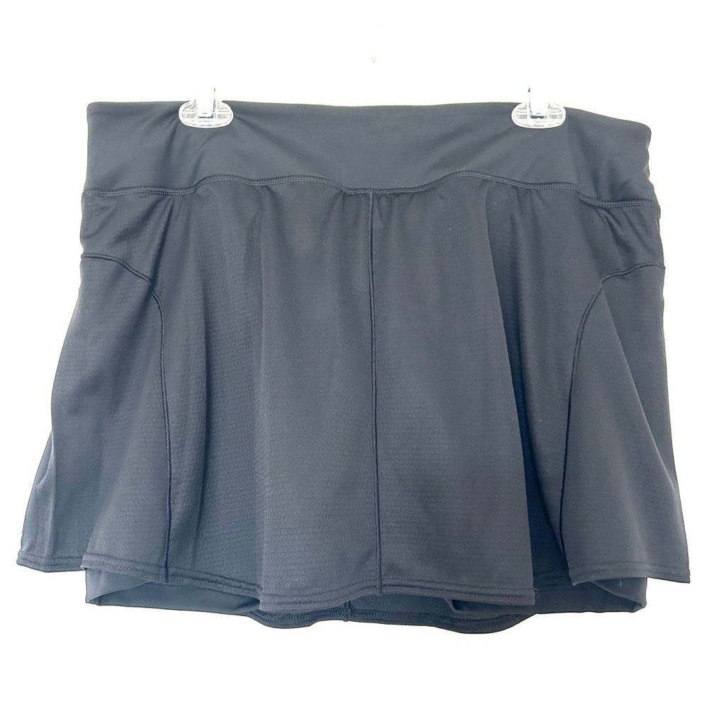 Adidas Sport Skort HEAT.RDY Sz XL Black Performance Pickleball Tennis Golf